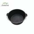 Camping Cookware Of Cast Iron Stew Pot